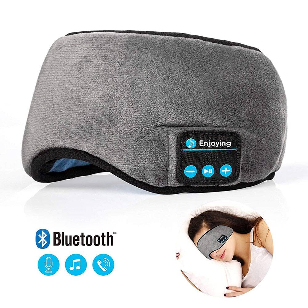 Bluetooth Sleep Headphones with Eye Mask - Wireless Headphones for Sleeping and Relaxing - Quid Mart