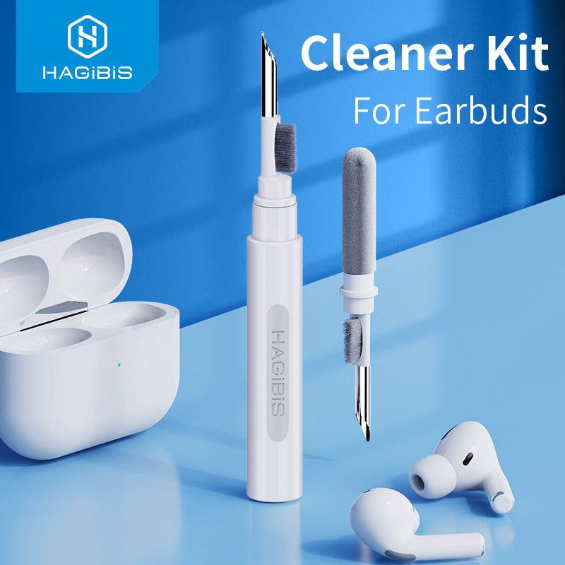 Hagibis Cleaner Kit for Airpods Pro 1 2 earbuds Cleaning Pen brush Bluetooth Earphones Case Cleaning Tools for Huawei Samsung MI - Quid Mart