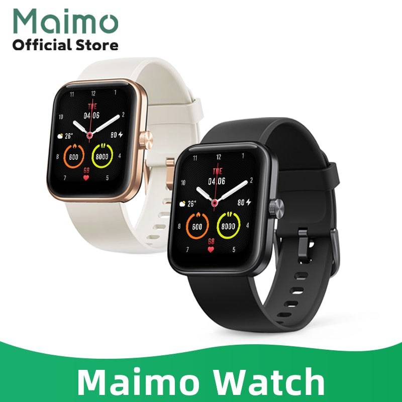 Global Version Maimo Watch Blood Oxygen Heart Rate 1.69" 5ATM Waterproof For Xiaomi Smartwatch Mi Band Women Men's Watches - Quid Mart