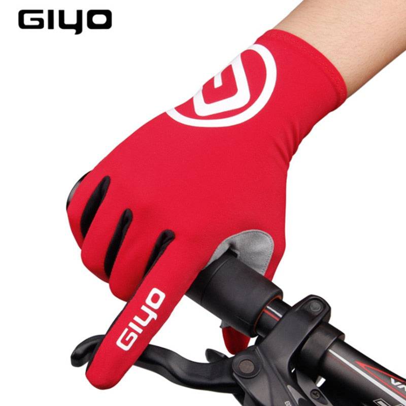 GIYO Touch Screen Long Full Fingers Half Fingers Gel Sports Cycling Gloves MTB Road Bike Riding Racing Women Men Bicycle Gloves - Quid Mart