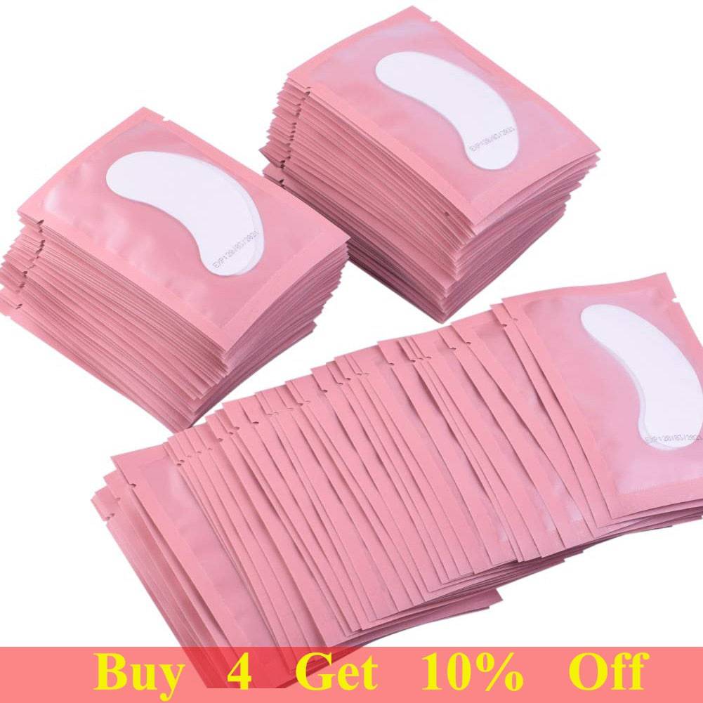 100pairs Eyelash Extension Paper Patches Grafted Eye Stickers 7 Color Eyelash Under Eye Pads Eye Paper Patches Tips Sticker - Quid Mart