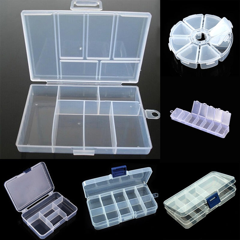 Plastic Jewelry Boxes Plastic Tool Box Adjustable Craft Organizer Storage Beads Bracelet Jewelry Boxes Packaging Wholesale - Quid Mart