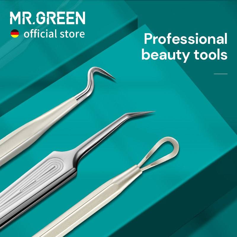 MR.GREEN 9-Piece Acne Removal Tool Kit - Quid Mart