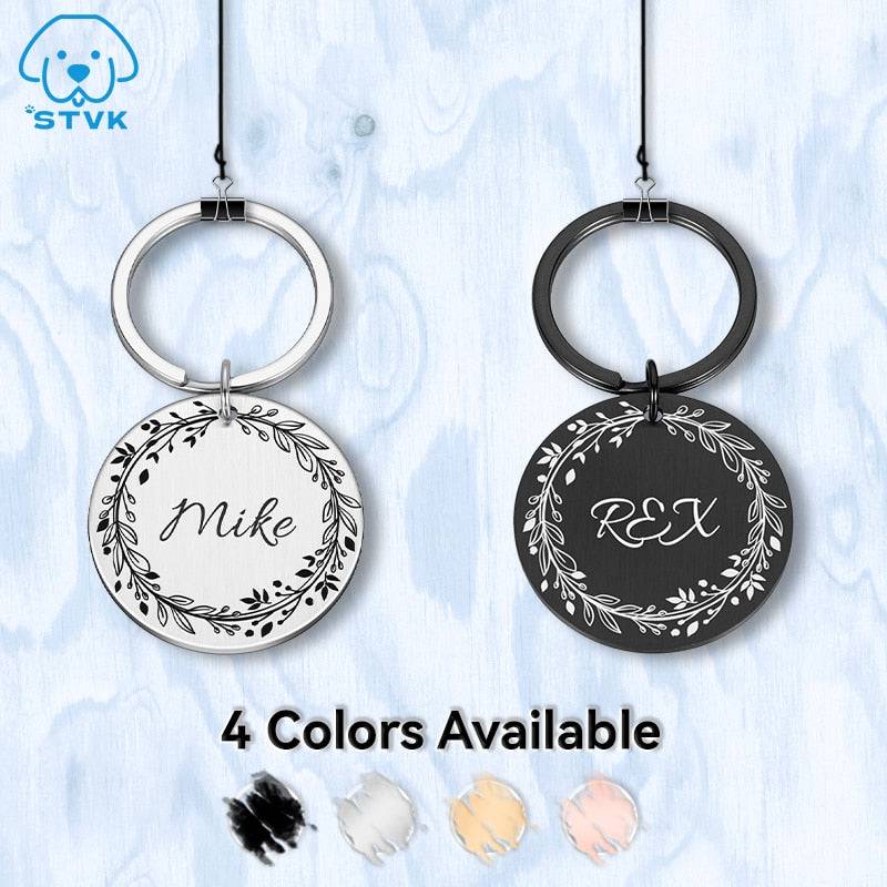 Personalized Dog Cat Pet ID Tags  Engraved Cat Puppy  Pet ID Name Number Address Collar Tag Pendant Pet Accessories - Quid Mart