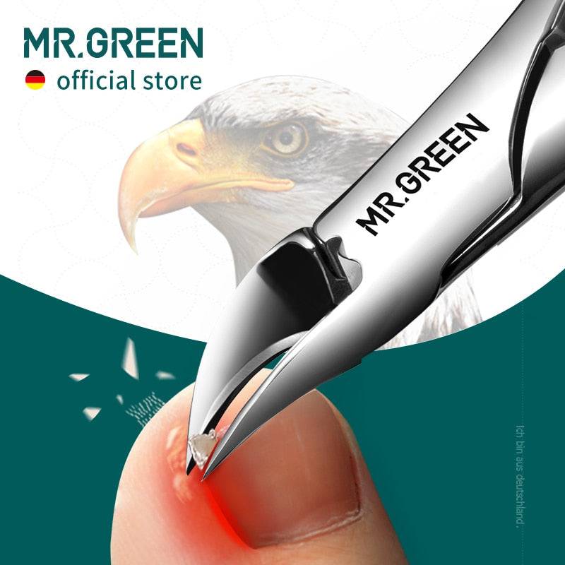 MR.GREEN Nail Clippers Toenail Cutters Pedicure Manicure Tools Anti-Splash Ingrown Paronychia Professional Correction Tool Sets - Quid Mart