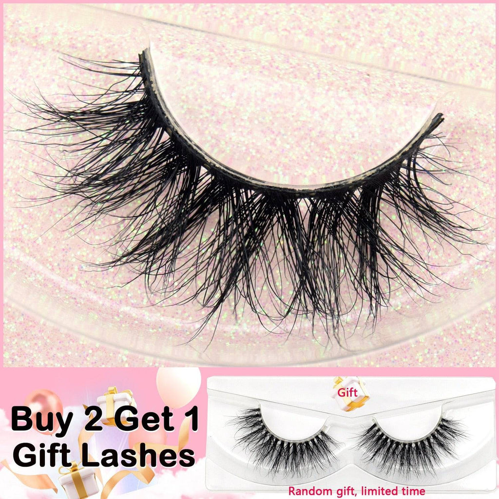 Visofree Mink Eyelashes 100% Cruelty free Handmade 3D Mink Lashes Full Strip Lashes Soft False Eyelashes Makeup  Lashes E11 - Quid Mart