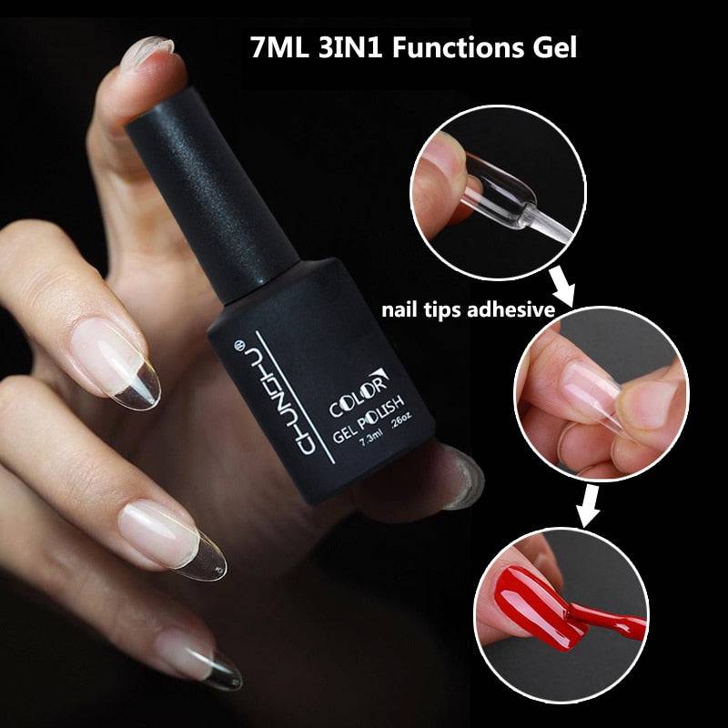 7ml Nail Glue Gel For Falses Tips Nail Art Decoration Adhesive Tool False French Tips Glue Gel Fast Extension Sticking For Nails - Quid Mart