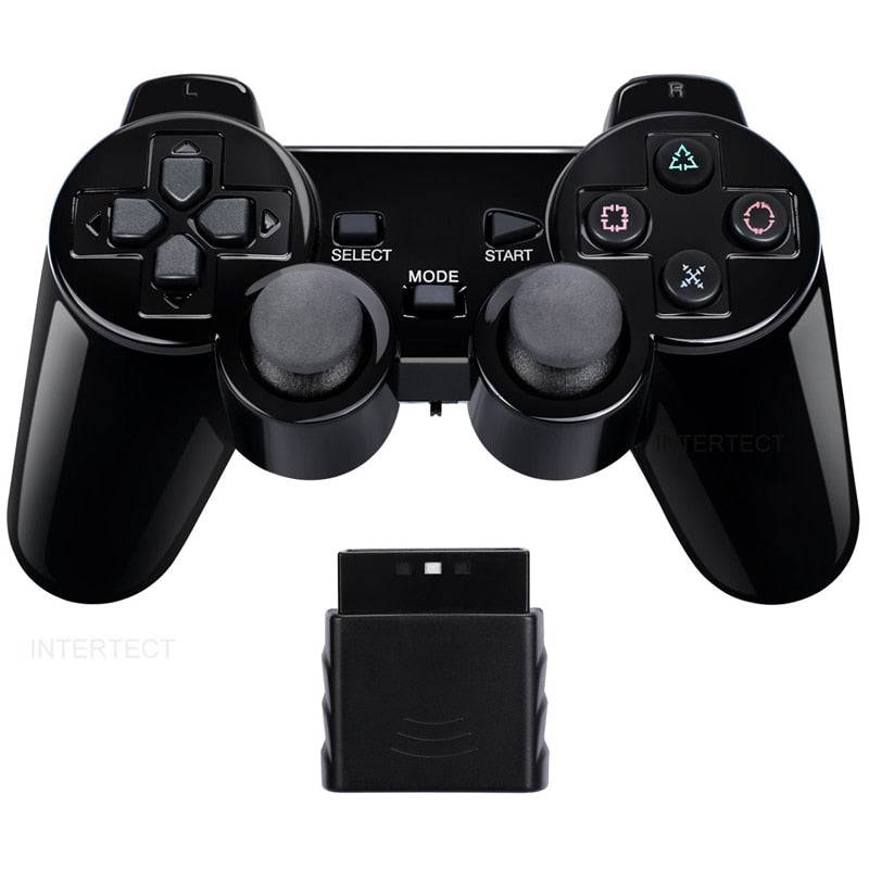 Double Vibration Wireless Gamepad for PS2 & PC - Quid Mart