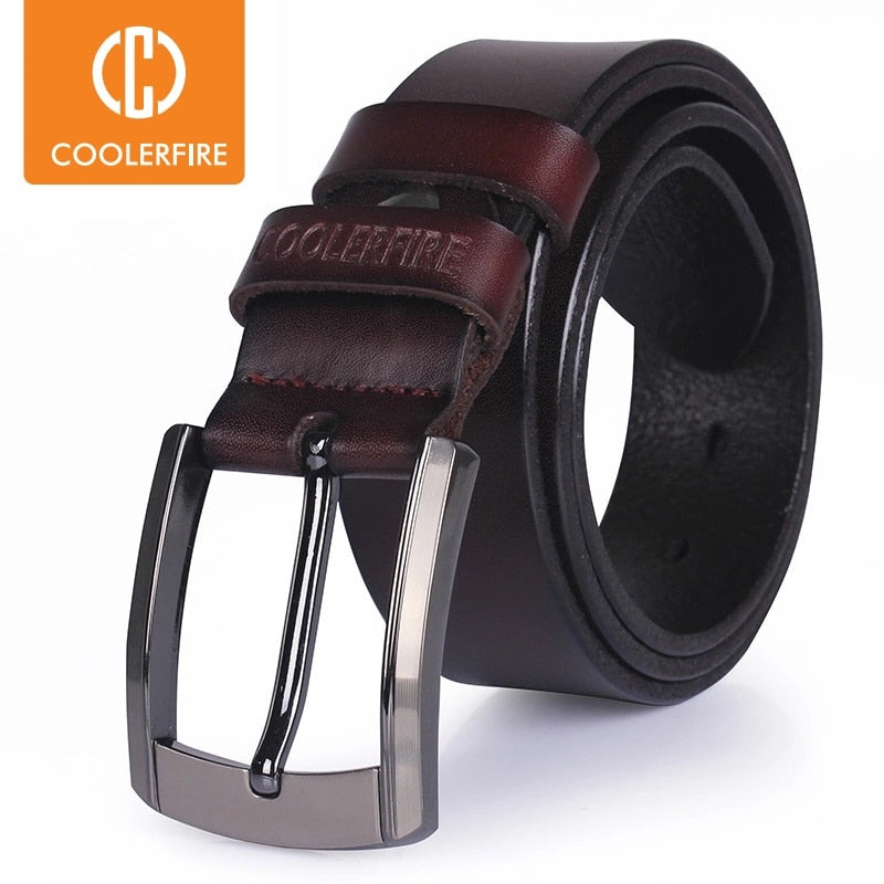 men high quality genuine leather belt luxury designer belts men cowskin fashion Strap male Jeans for man cowboy free shipping - Quid Mart