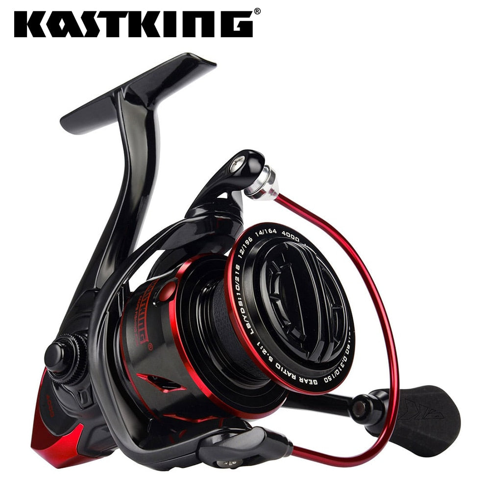 KastKing Sharky III Innovative Water Resistance Spinning Reel 18KG Max Drag Power Fishing Reel for Bass Pike Fishing - Quid Mart